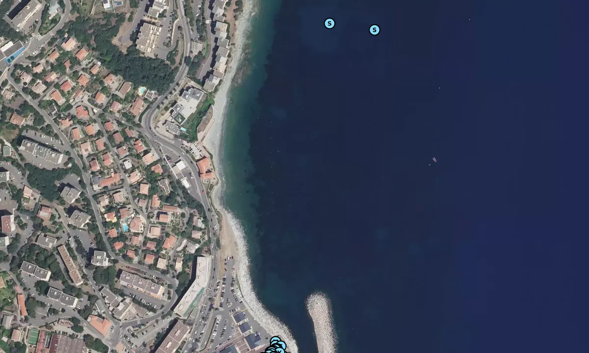 Satelite image of Plage de Toga