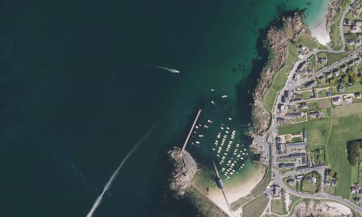 Flyfoto av Plage de Trévignon