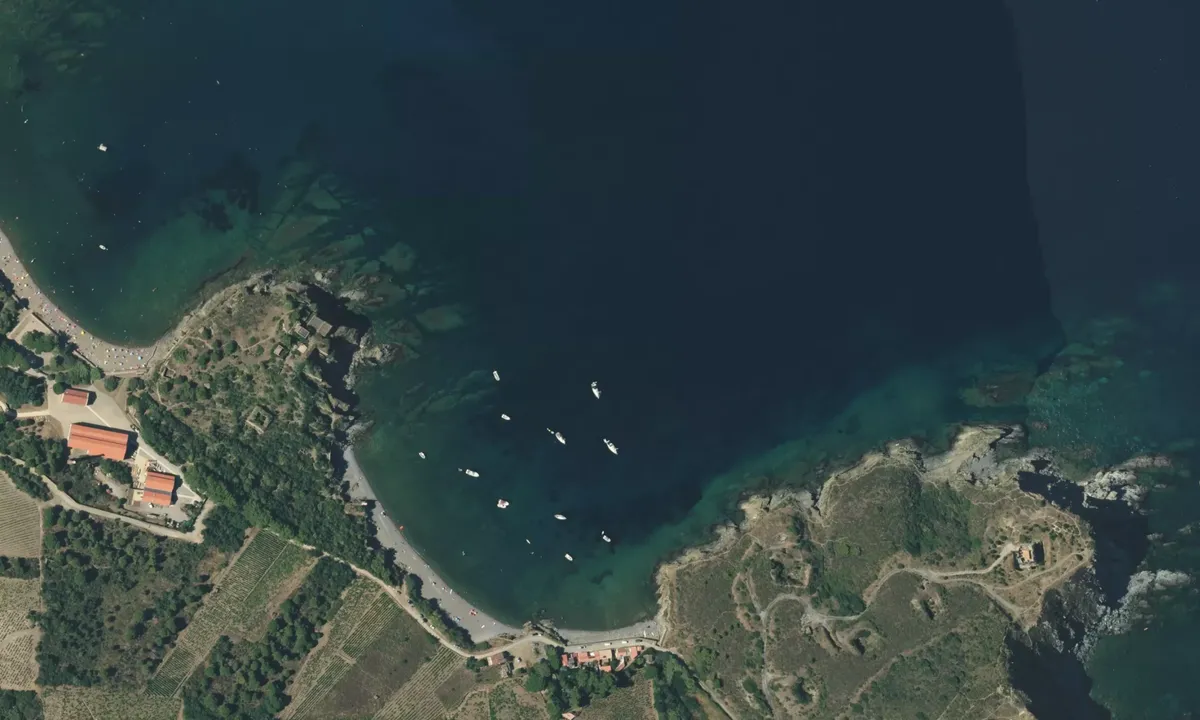 Flyfoto av Plage del Forat