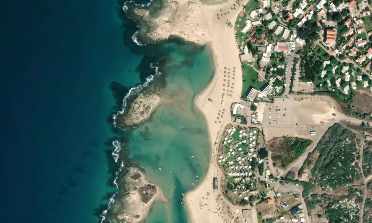 Satelite image of Plage Dor
