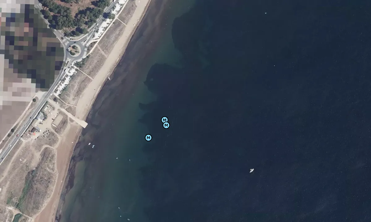 Satelite image of Plage du Ceinturon