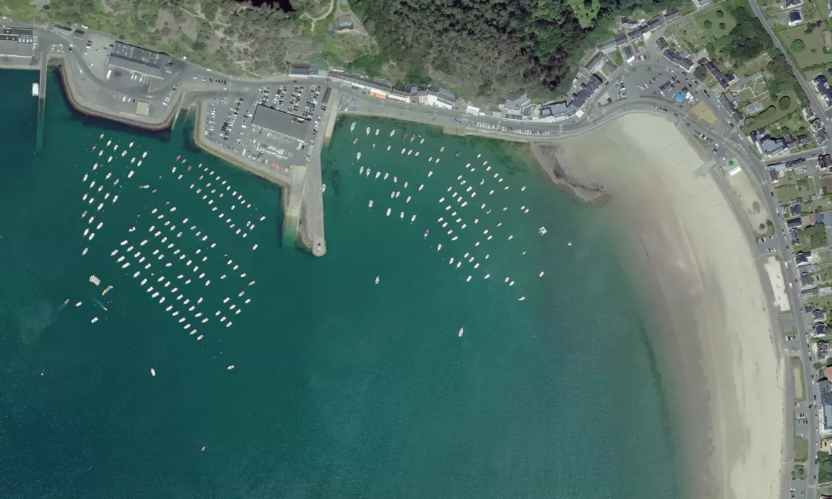 Flyfoto av Plage du Centre, Erquy