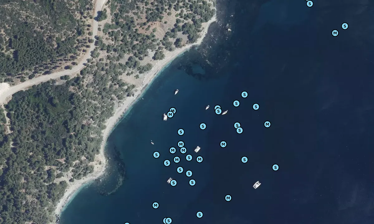 Satelite image of Plage du Jonquet