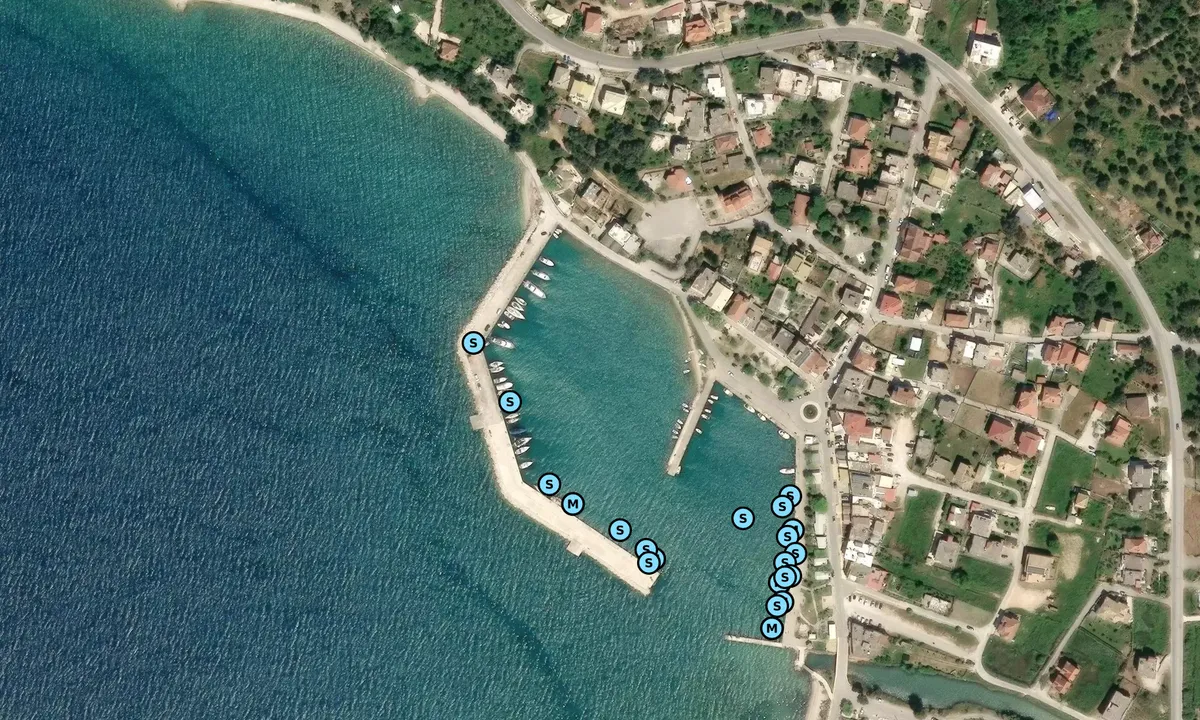 Satelite image of Platarias marina