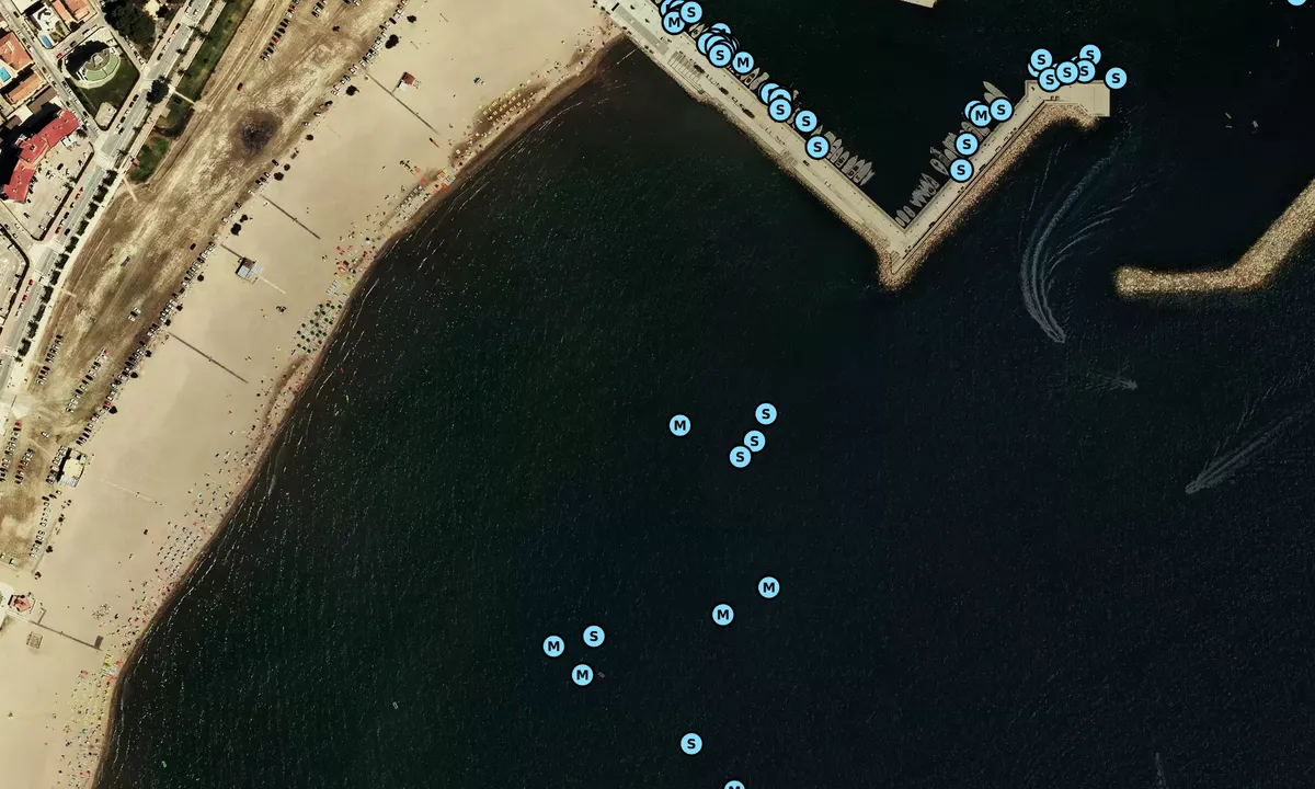 Satelite image of Platja de l'Estartit