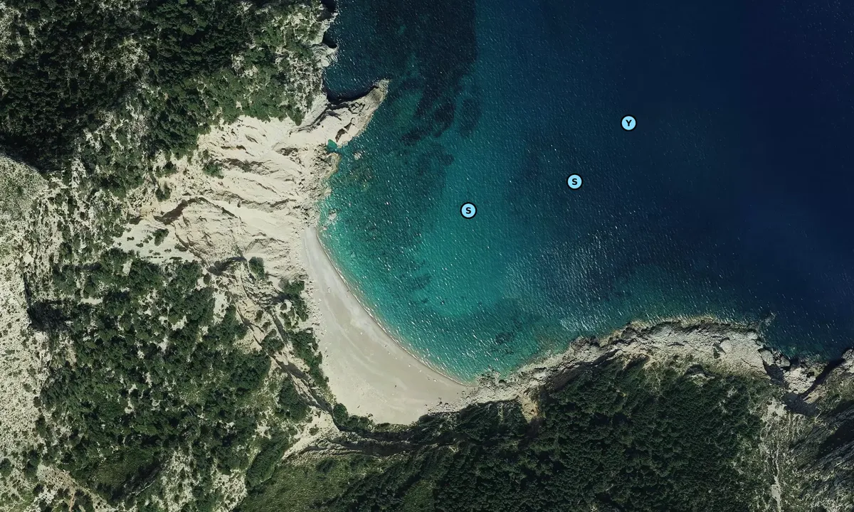 Satelite image of Platja des Coll Baix