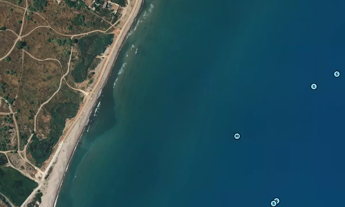 Satelite image of Platja Port de Sagunt