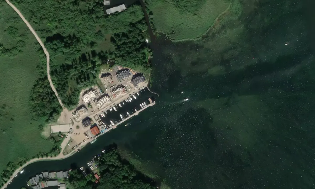 Flyfoto av Plau am See