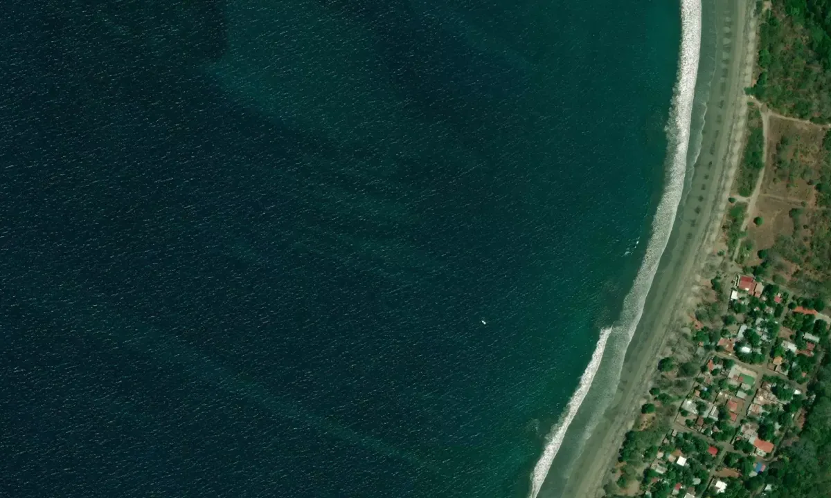 Satelite image of Playa Brasilito