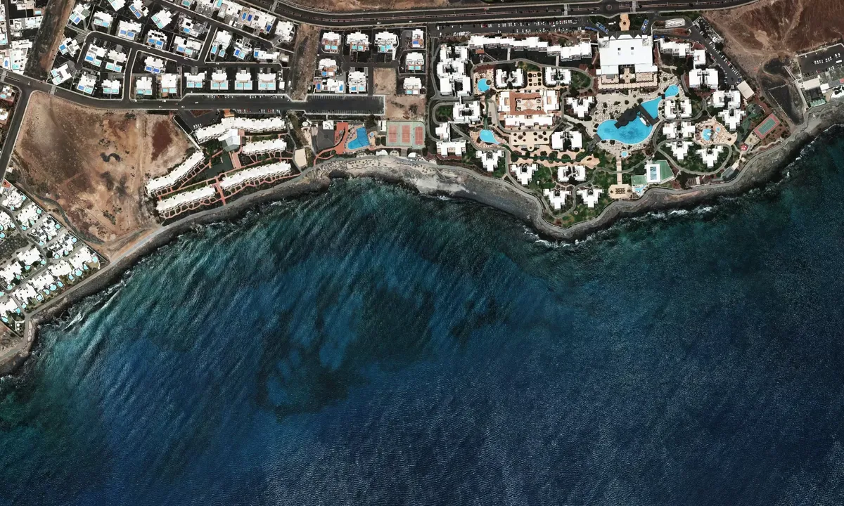 Flyfoto av Playa Calimera