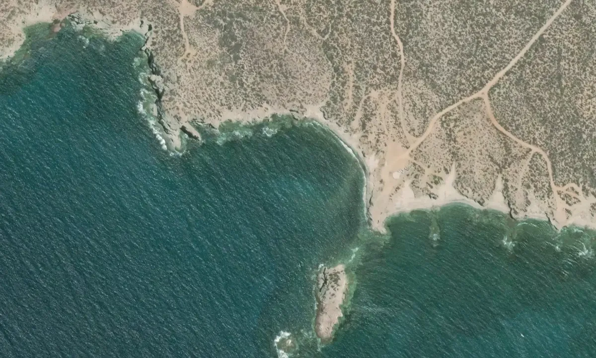 Satelite image of Playa Chollado