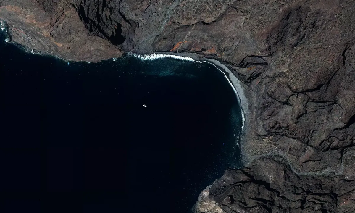 Flyfoto av Playa de Barranco Seco