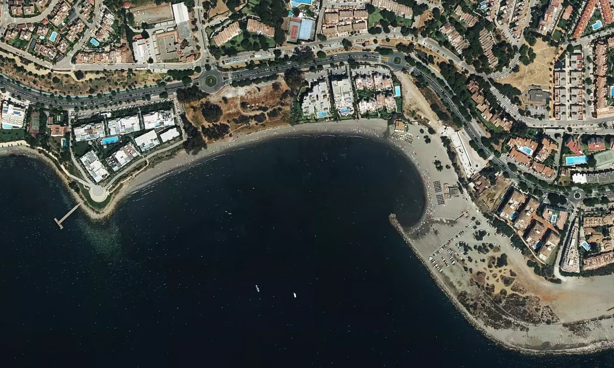 Flyfoto av Playa de Cristo