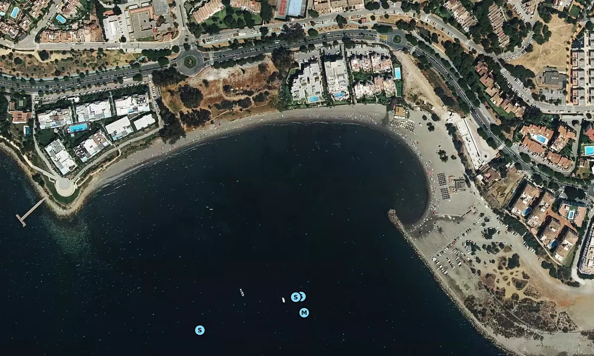Satelite image of Playa de Cristo