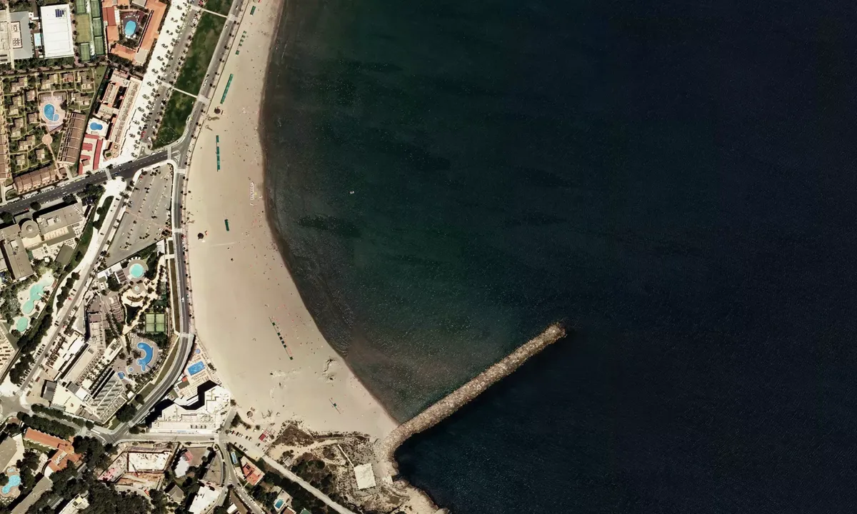 Flyfoto av Playa de la pineda