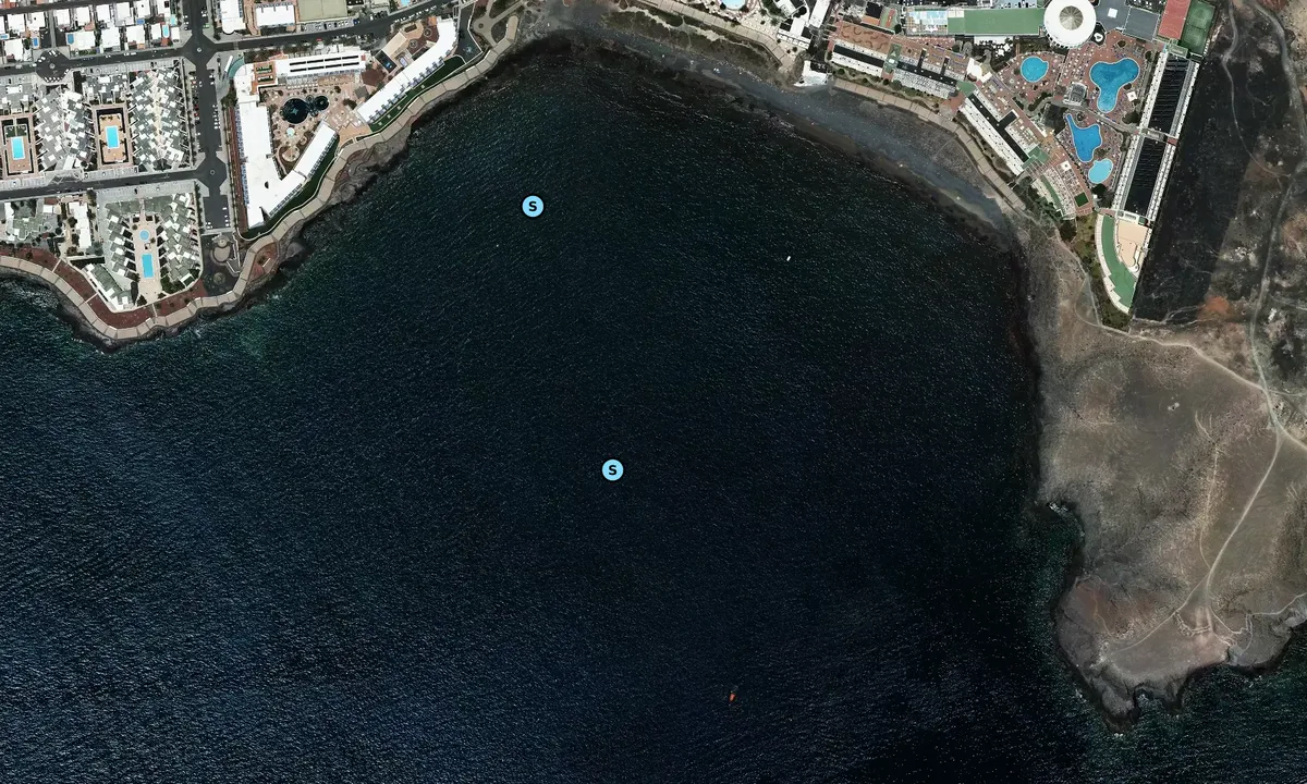 Satelite image of Playa de las Colorades