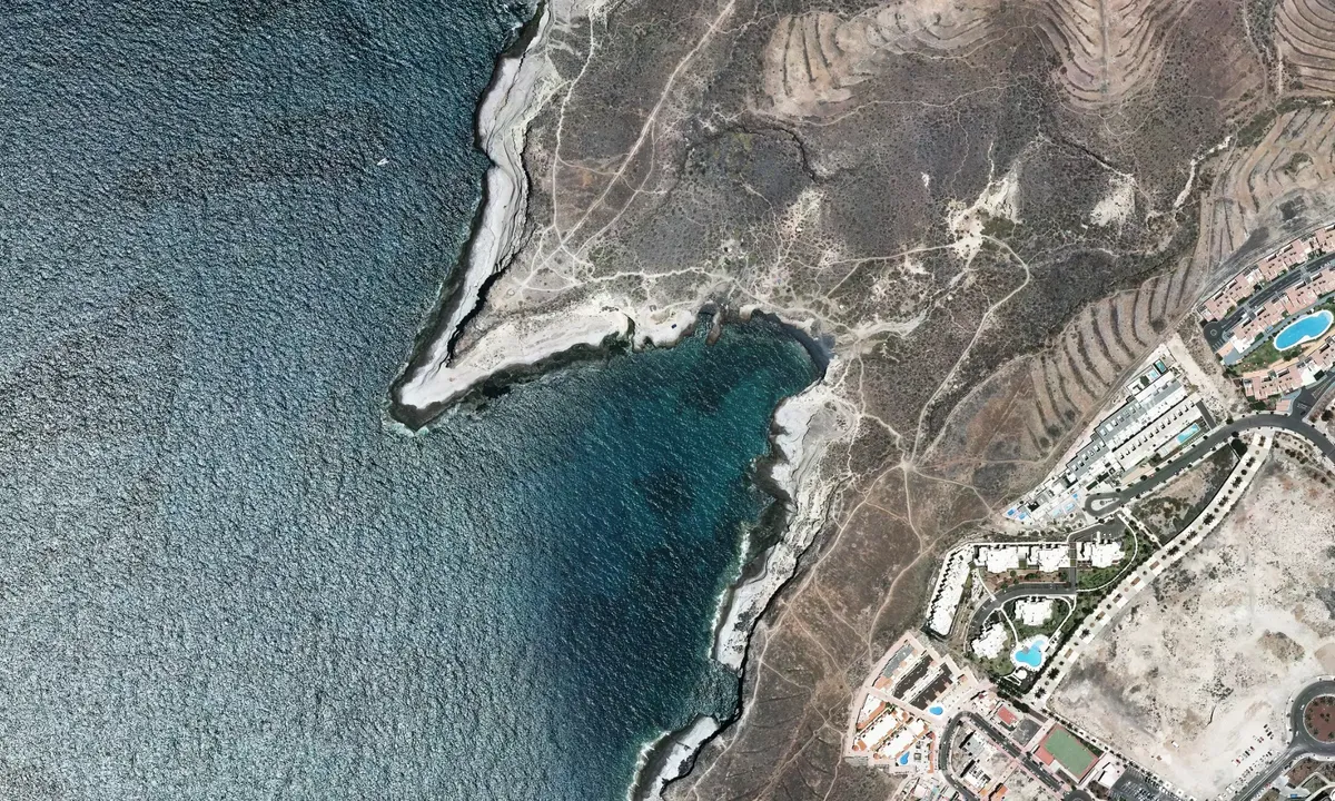 Flyfoto av Playa de los Morteros