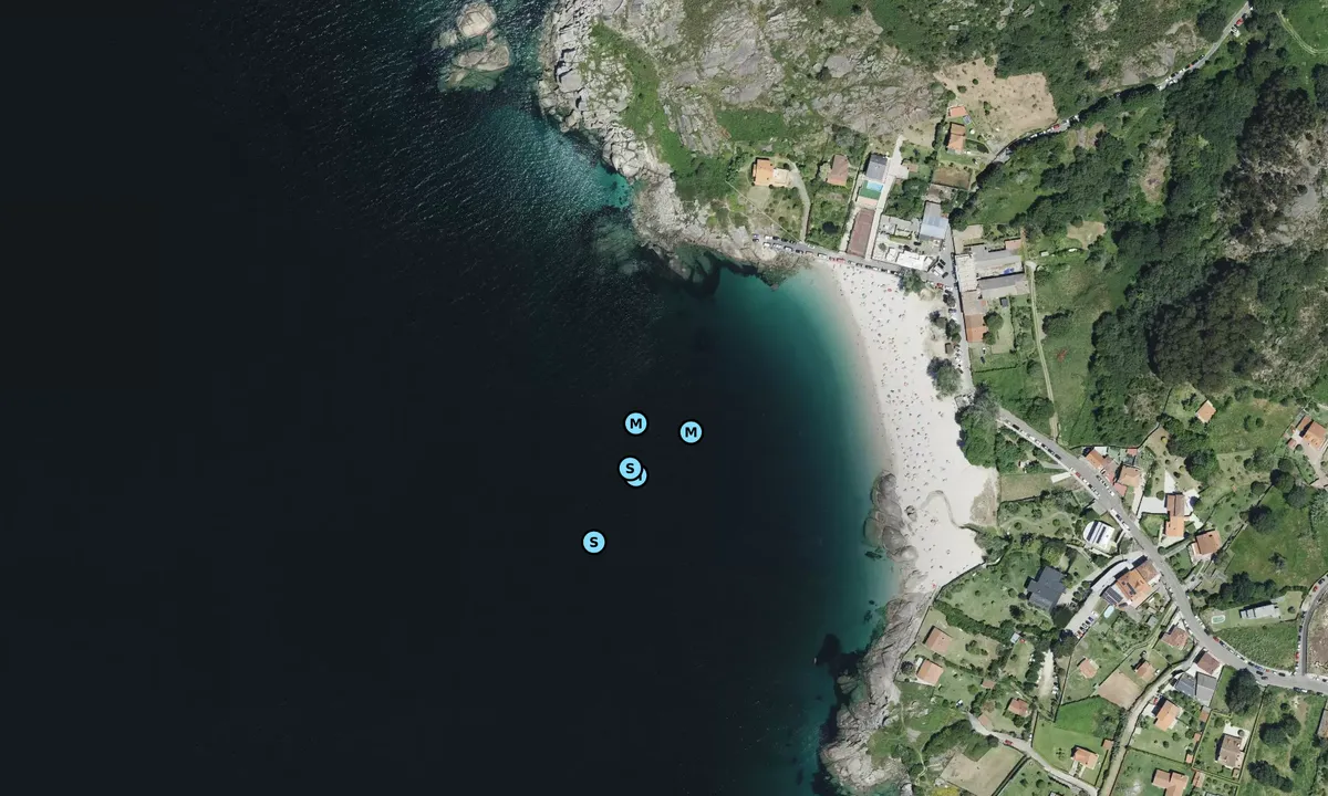 Satelite image of Playa de Menduiña