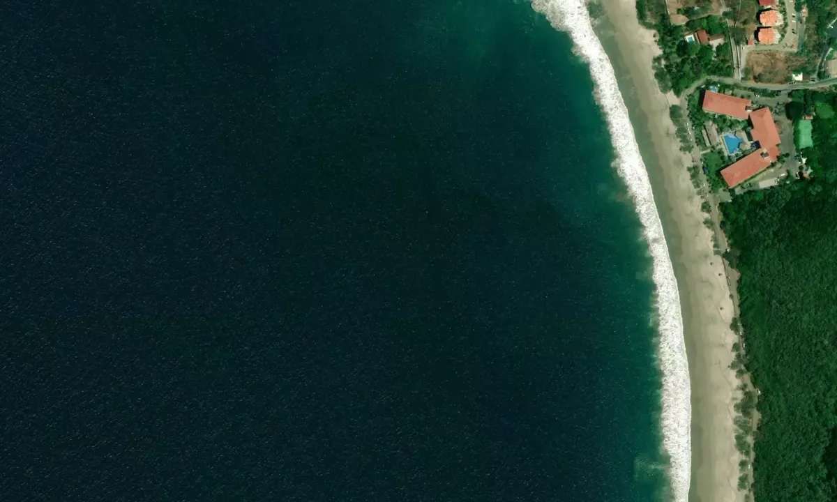 Satelite image of Playa Flamingo