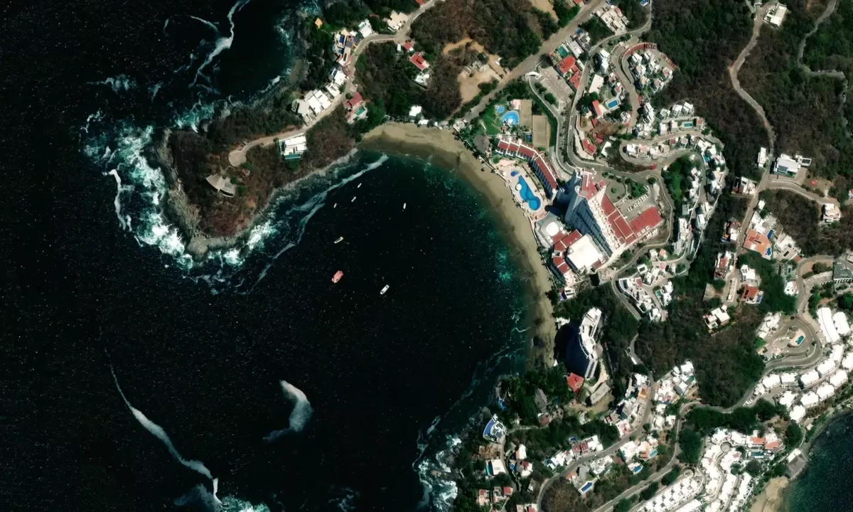 Satelite image of Playa la Audiencia