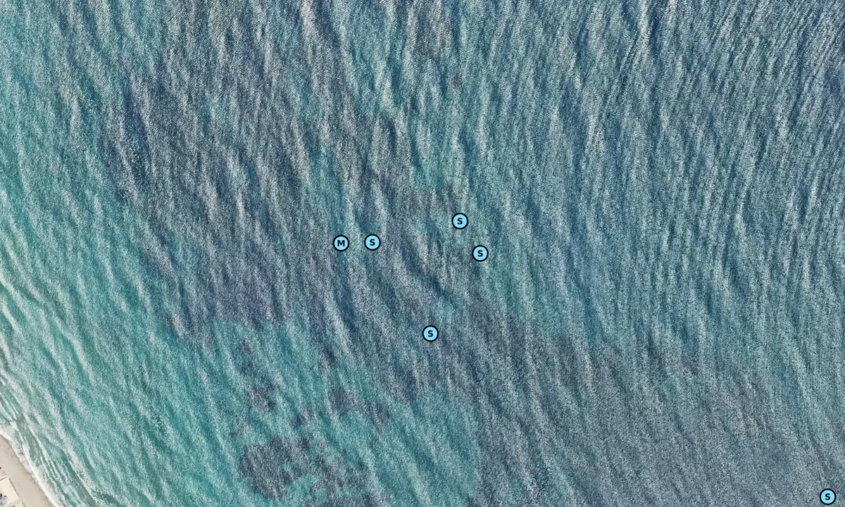 Satelite image of Playa Levante - Cabo de Palos