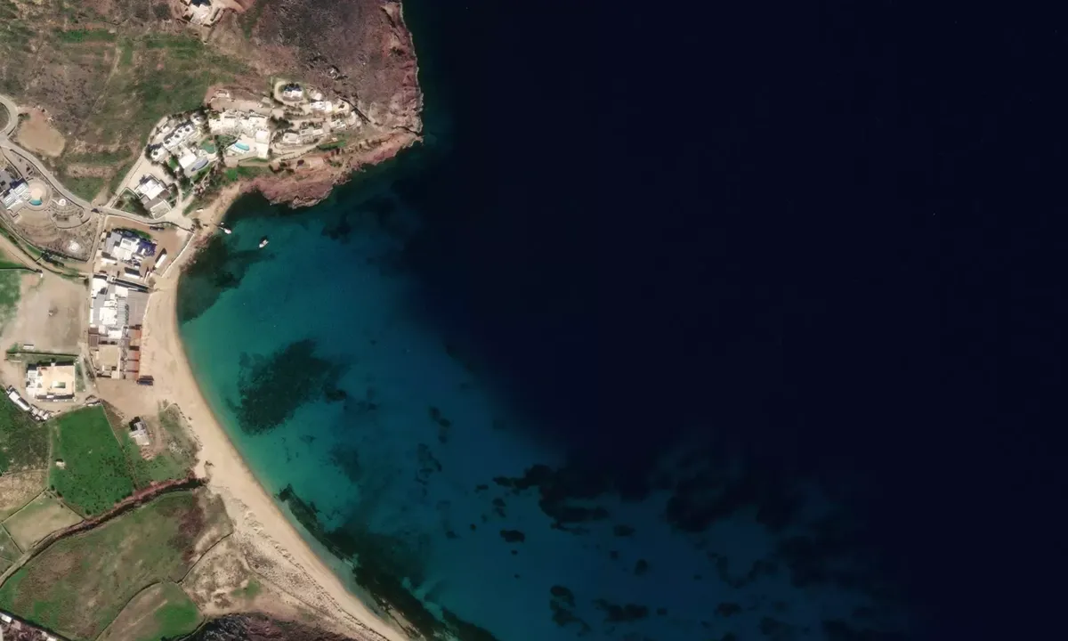 Flyfoto av Playa Panormos