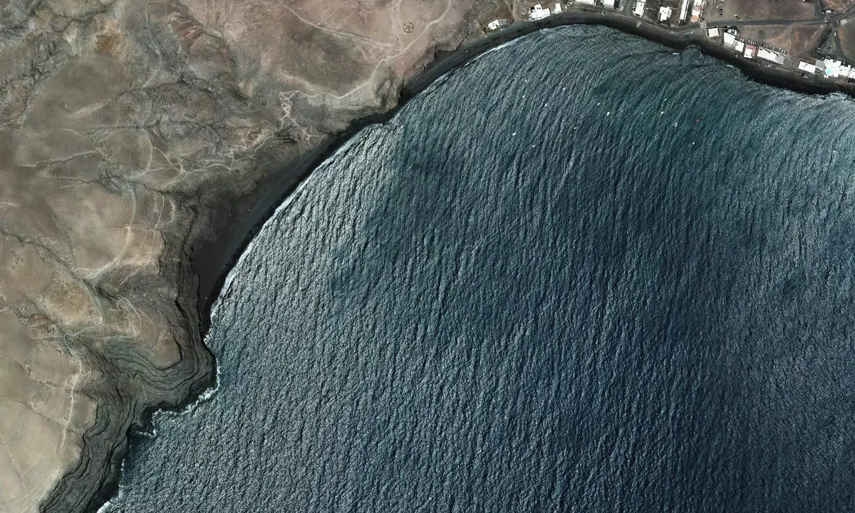 Flyfoto av Playa Quemada