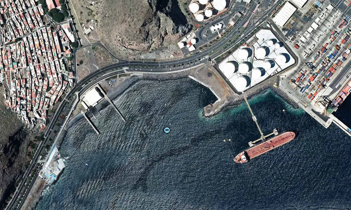 Satelite image of Playa Valleseco