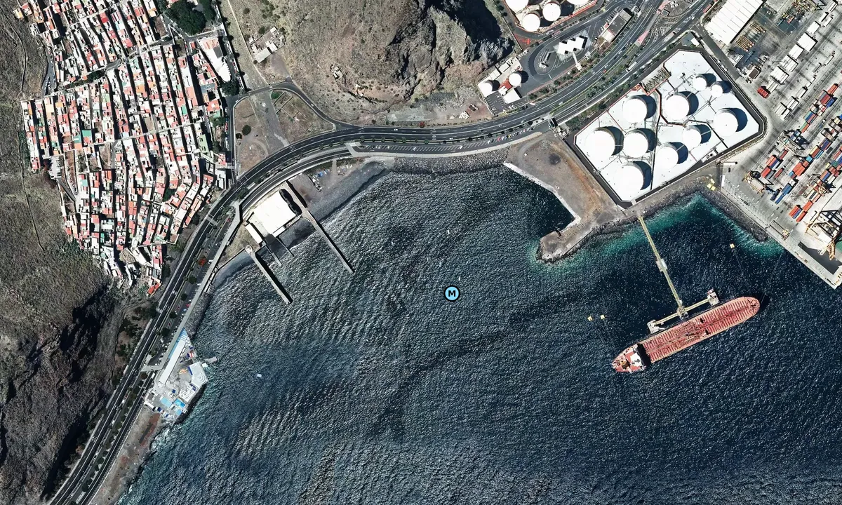 Satelite image of Playa Valleseco