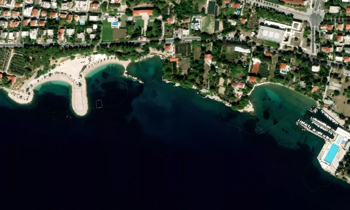 Flyfoto av Plaža Ježinac