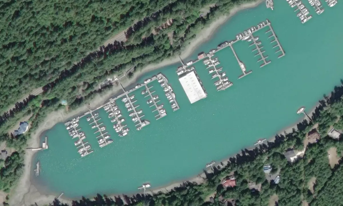 Flyfoto av Pleasant Harbor Marina - Brinnon