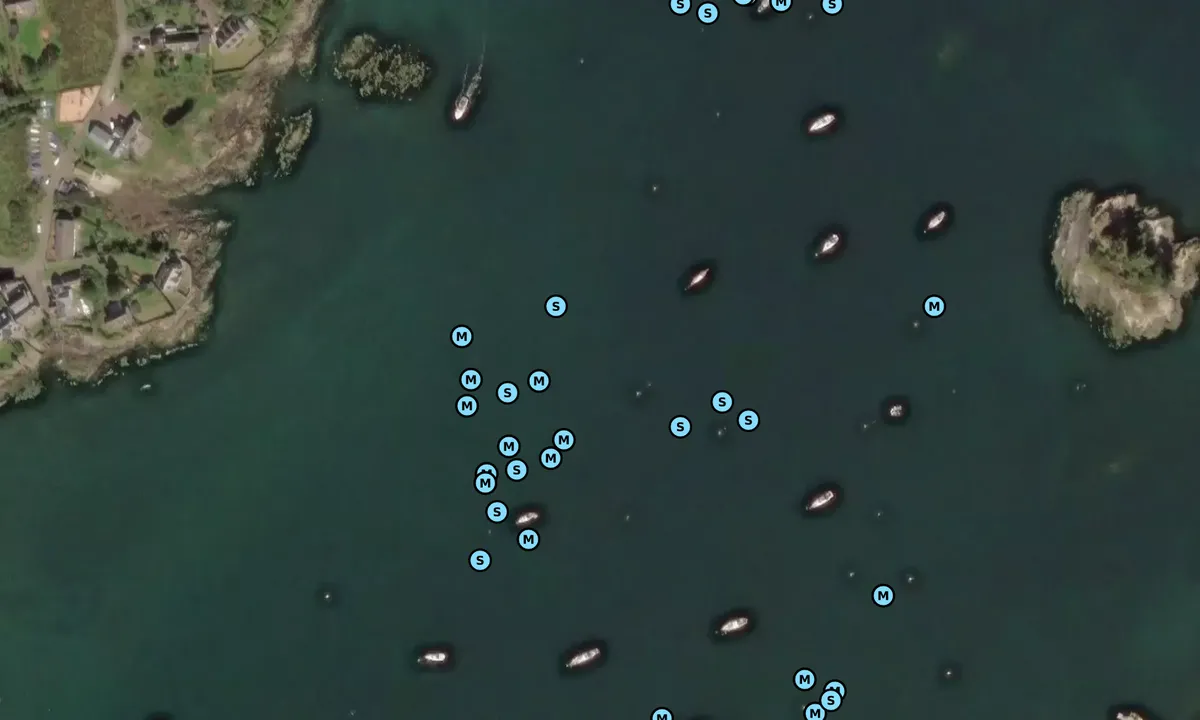 Satelite image of Plockton Village