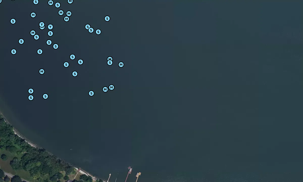Satelite image of Point of Rocks
