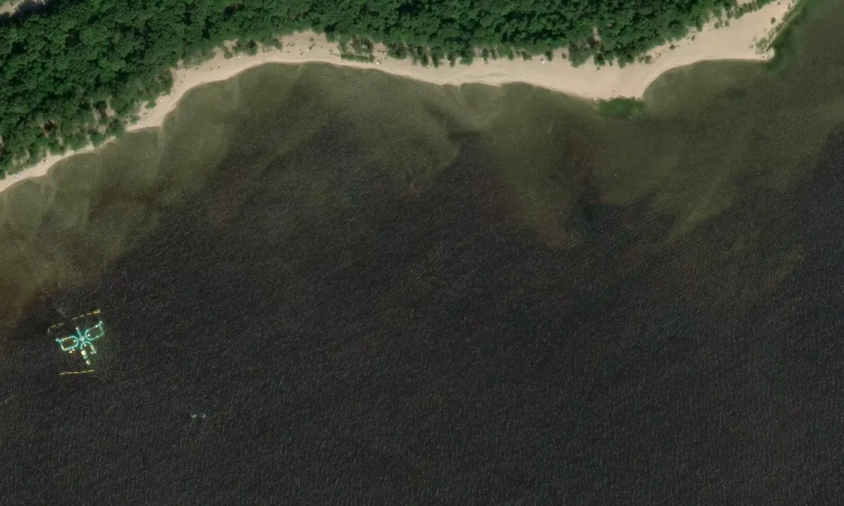 Satelite image of Pointe aux bleuets