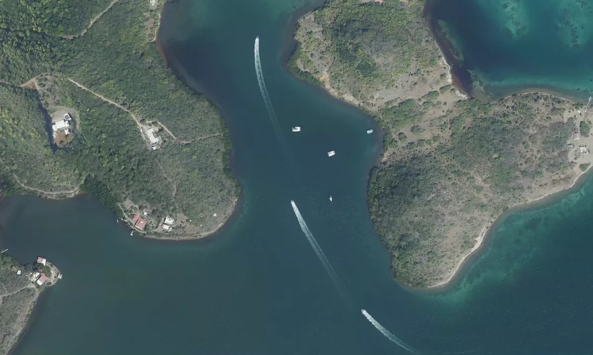 Satelite image of Pointe Couchee