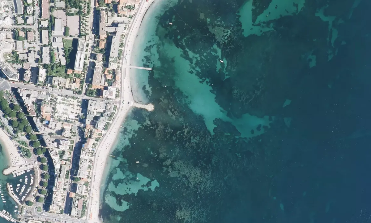 Flyfoto av Pointe de la Croisette