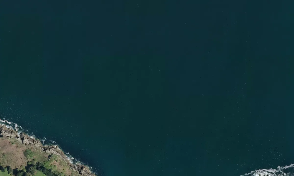 Satelite image of Pointe de la Jument