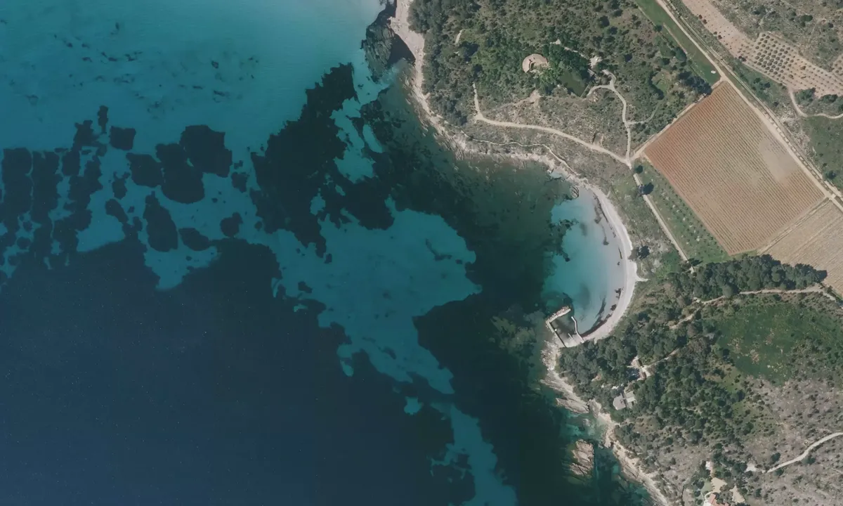 Flyfoto av Pointe de la Vignasse