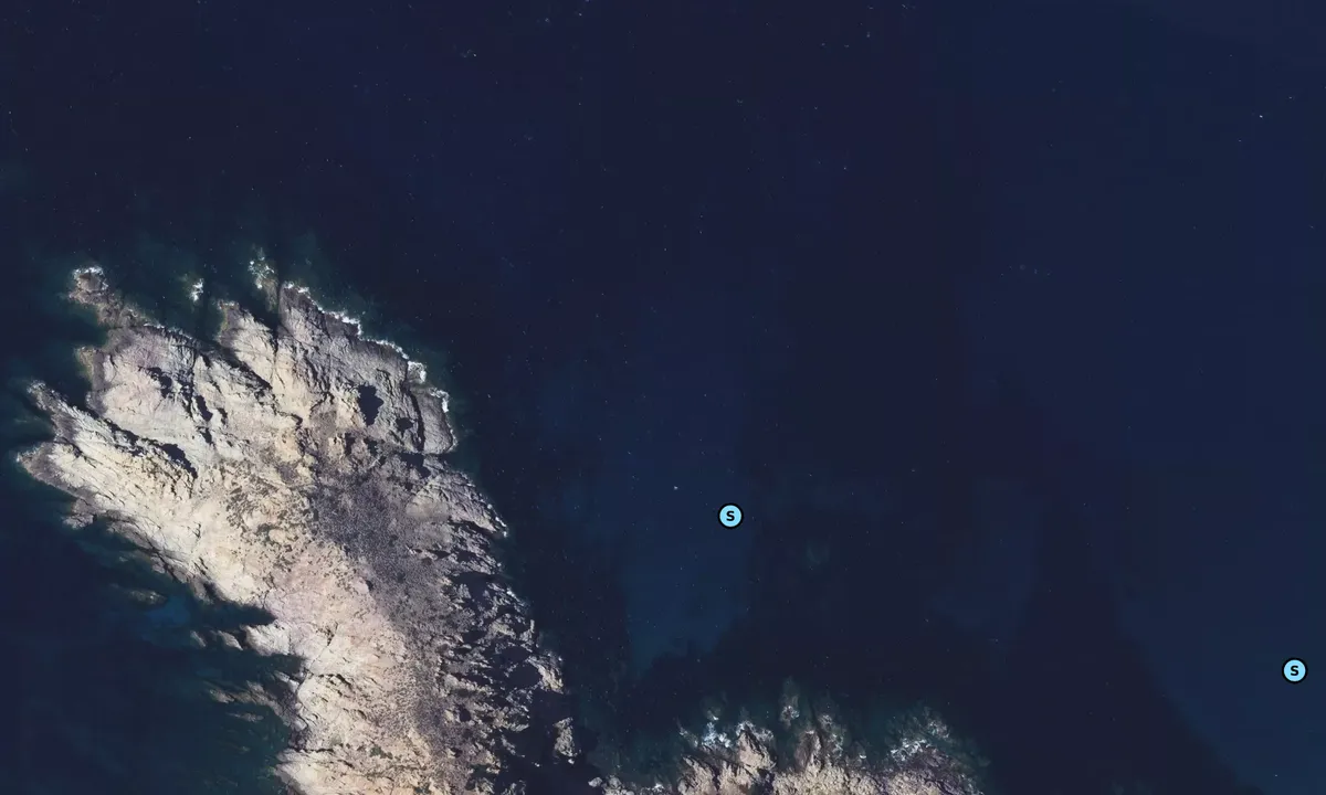 Satelite image of Pointe de l'Acciolu