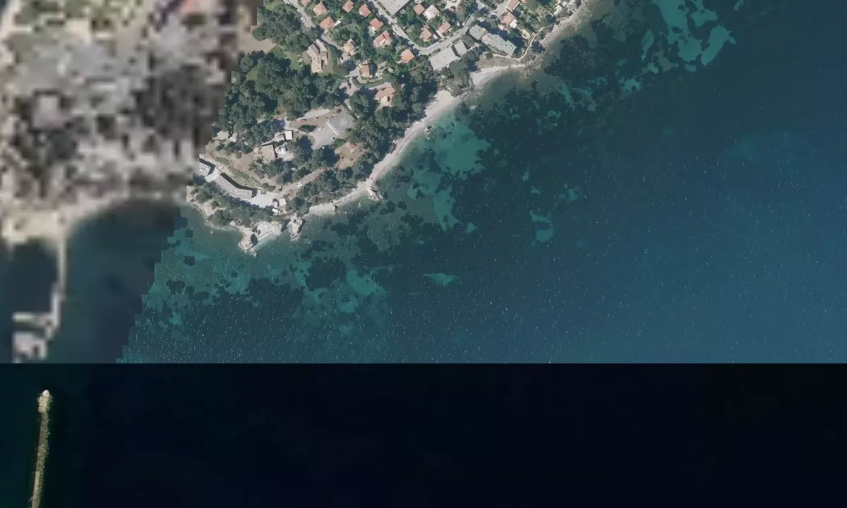 Flyfoto av Pointe de Pipady