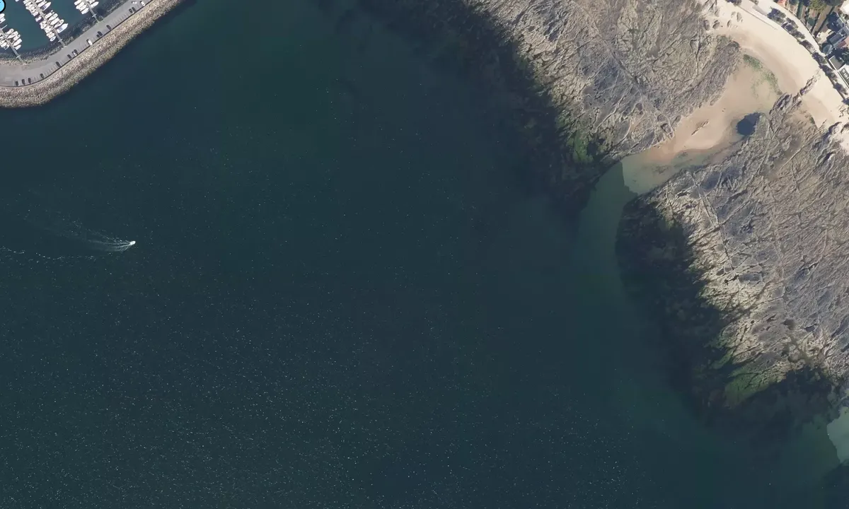 Satelite image of Pointe du Bec