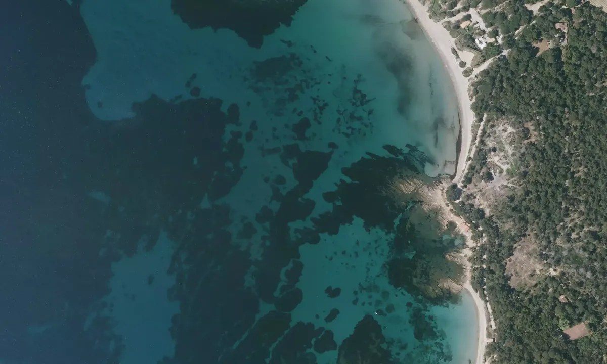Flyfoto av Pointe du Diable
