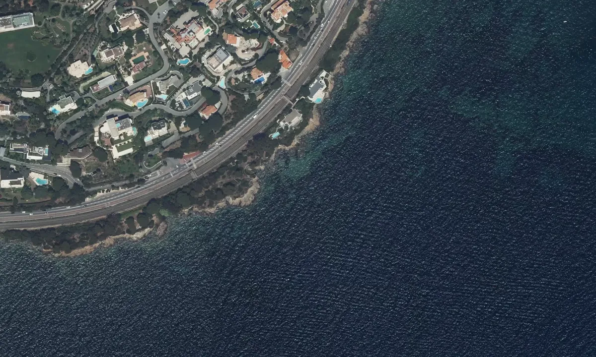 Satelite image of Pointe Fourcade
