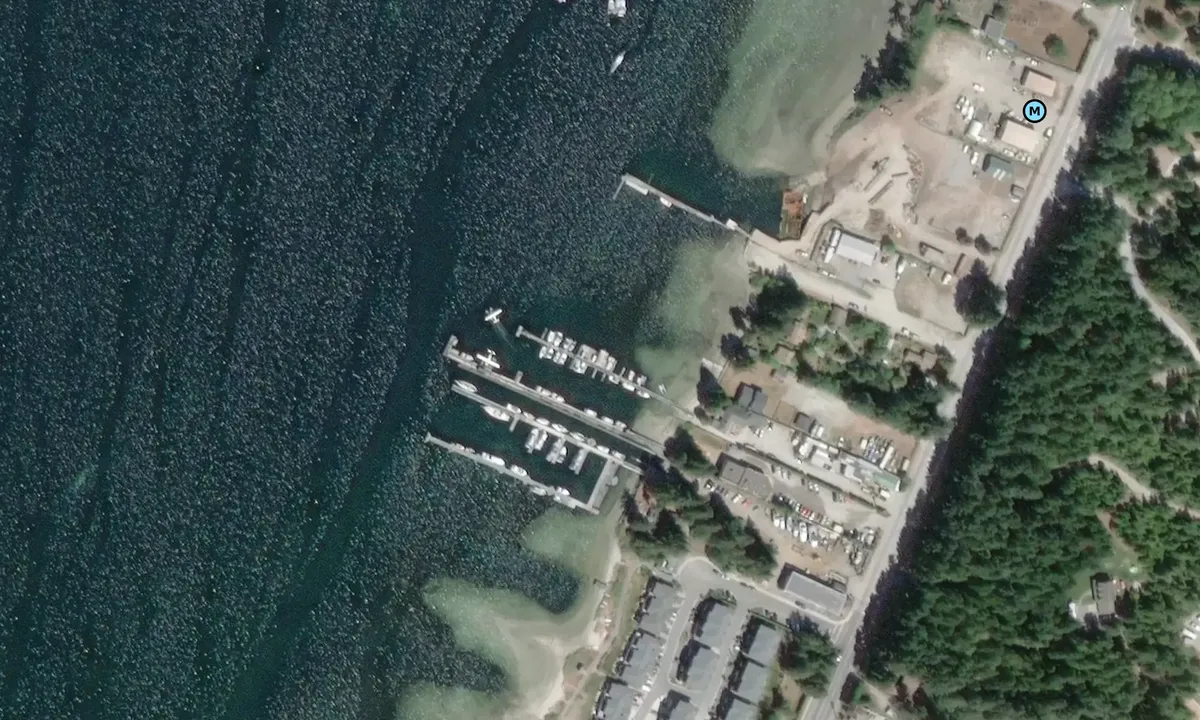 Satelite image of Poise Cove Marina