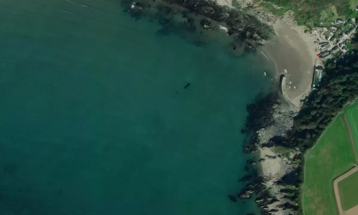 Flyfoto av Polkerris