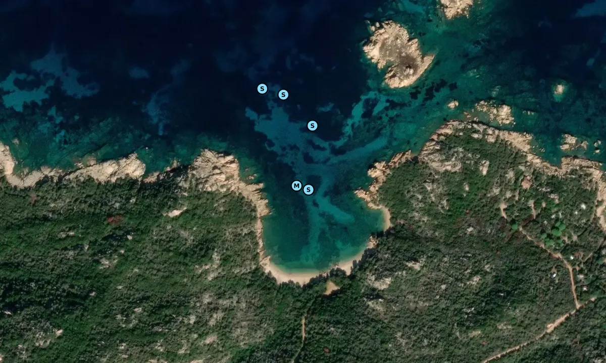 Satelite image of Poltu Casu