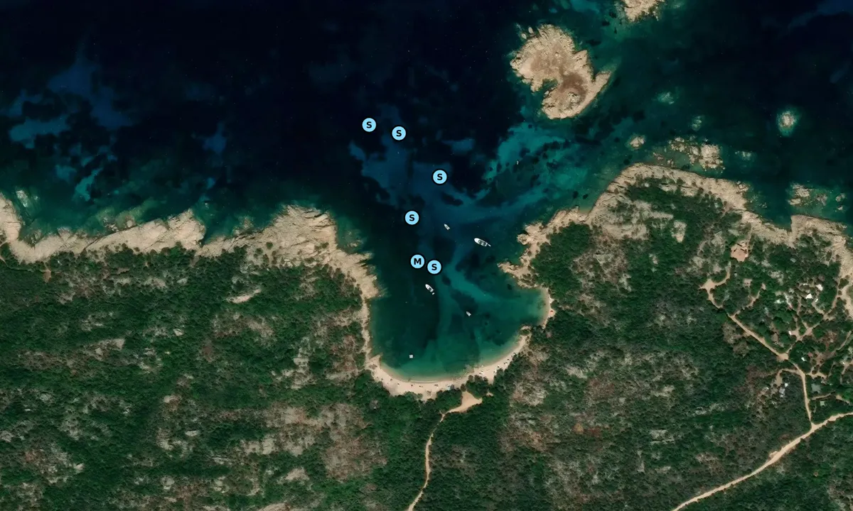 Satelite image of Poltu Casu