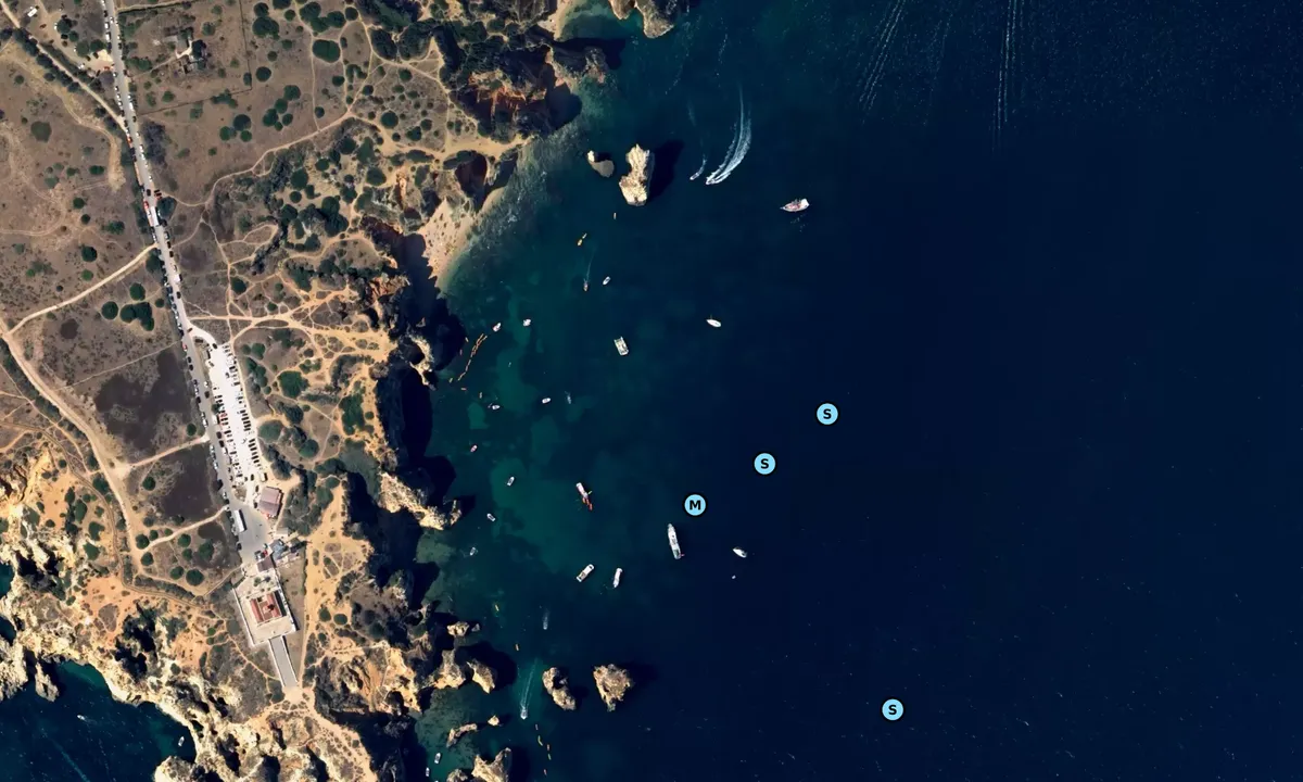 Satelite image of Ponta da Piedade