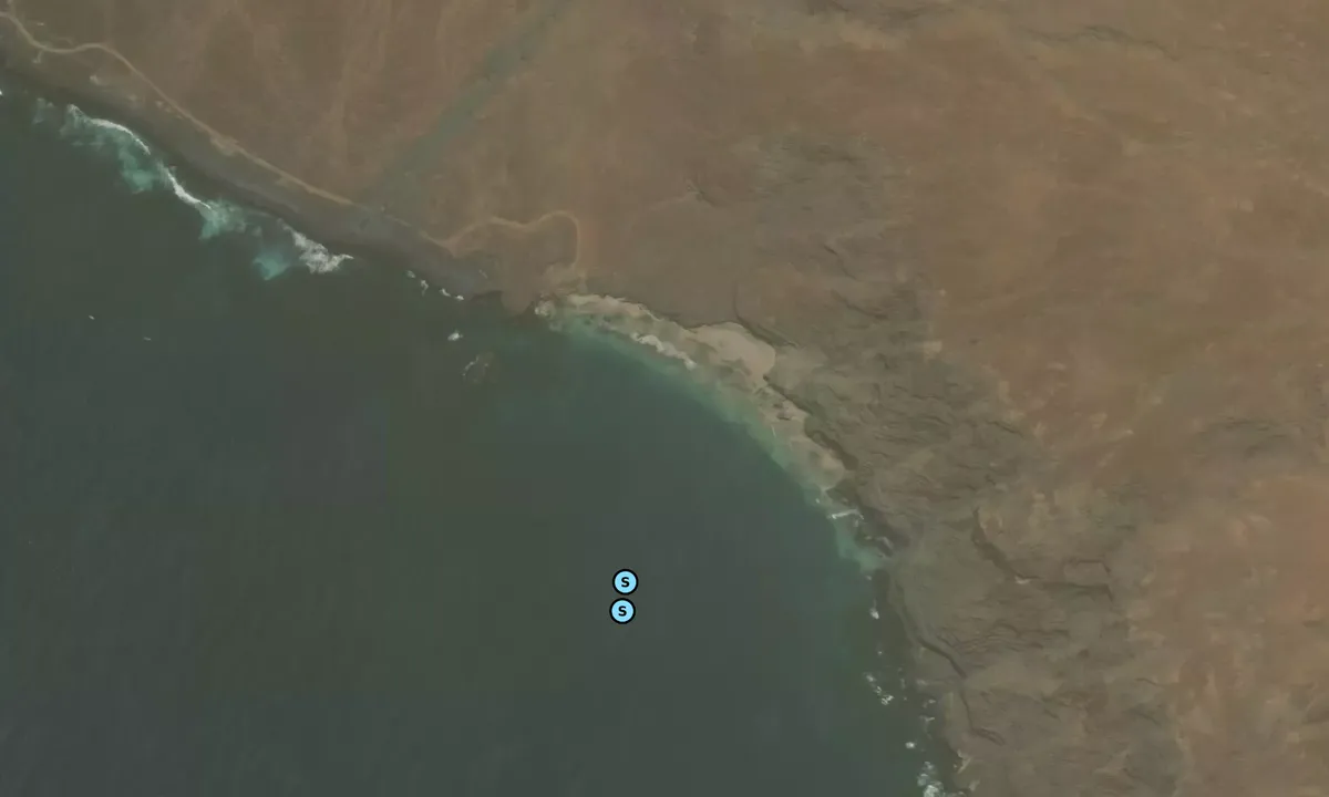 Satelite image of Ponta do Papagalo