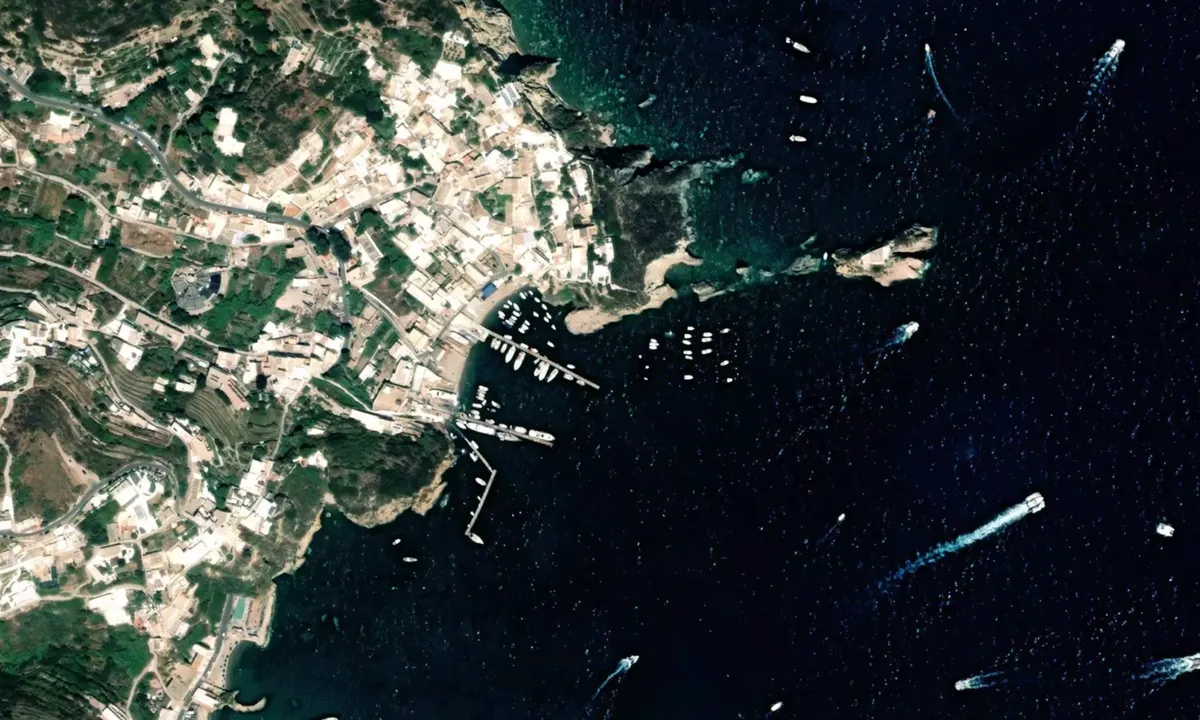 Flyfoto av Pontile Porzio - Ponza
